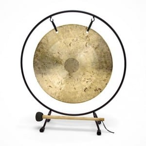 Un gong idiophone